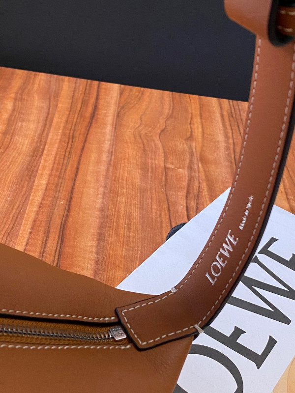 LOEWE Cubi bag in Anagram jacquard and calfskin