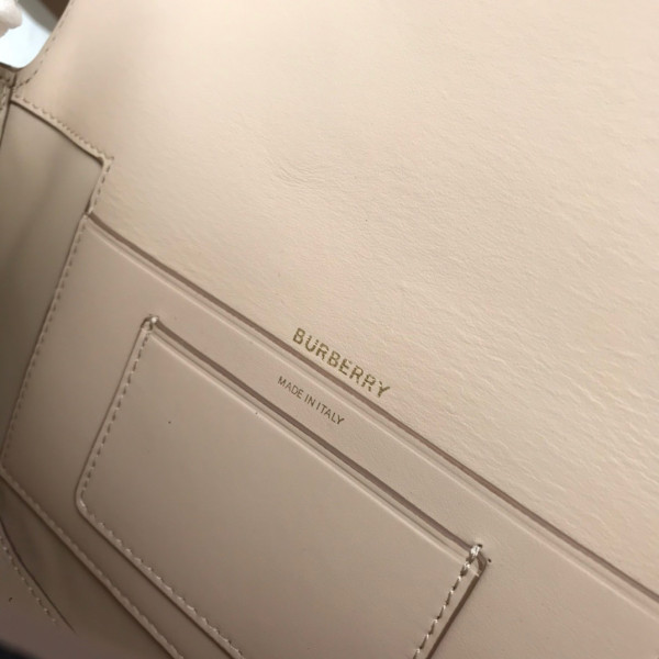 B**rry small check canvas and leather olympia bag