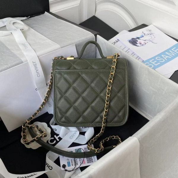 CL SMALL FLAP BAG WITH TOP HANDLE