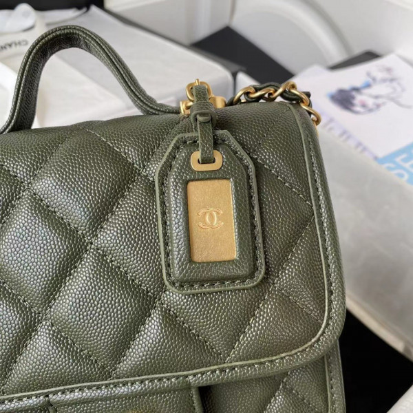 CL SMALL FLAP BAG WITH TOP HANDLE
