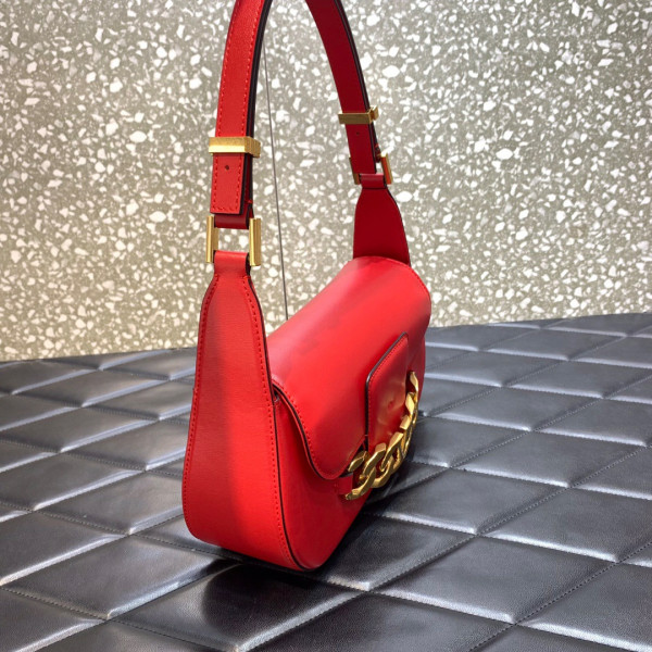 VALENTINO VLOGO CHAIN SHOULDER BAG IN CALFSKIN