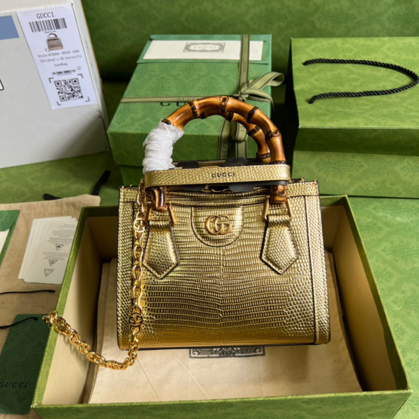 G*u*i diana lizard mini bag