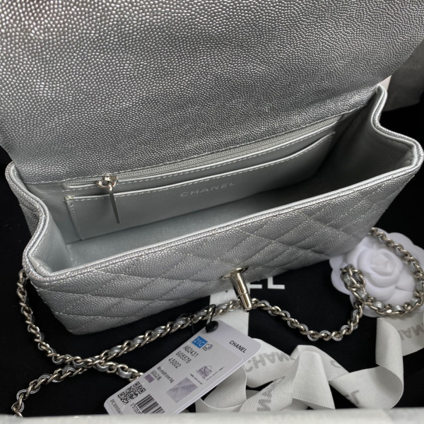 CL MINI FLAP BAG WITH TOP HANDLE