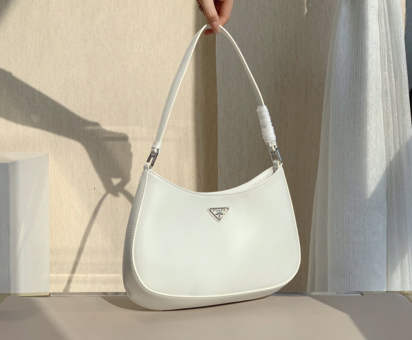 Pra*a cleo brushed leather shoulder bag