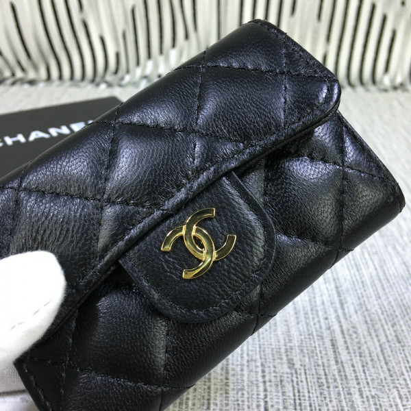 CL Lambskin Wallet Gold / Silver Hardare