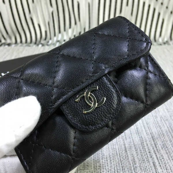 CL Lambskin Wallet Gold / Silver Hardare