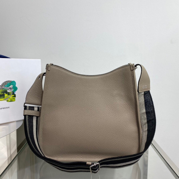 Pra*a leather hobo bag