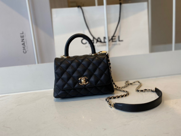 CL MINI FLAP BAG WITH TOP HANDLE