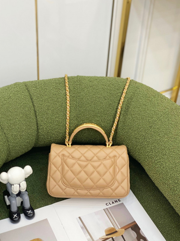 CL MINI FLAP BAG WITH TOP HANDLE