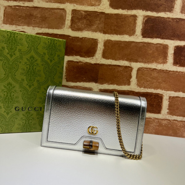 G*u*i diana mini bag with bamboo