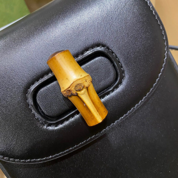 G*u*i bamboo mini handbag