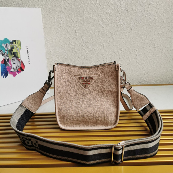 Pra*a leather mini shoulder bag