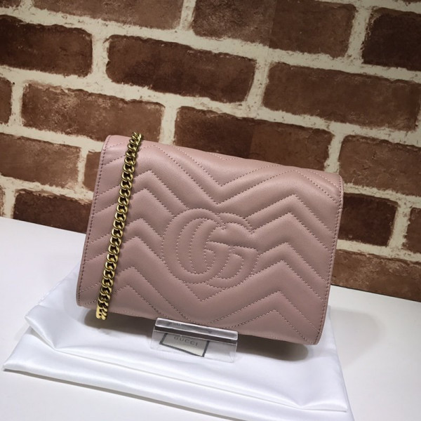 G*u*i gg marmont chain wallet