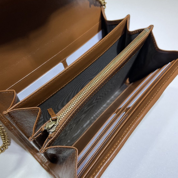 G*u*i gg marmont chain wallet