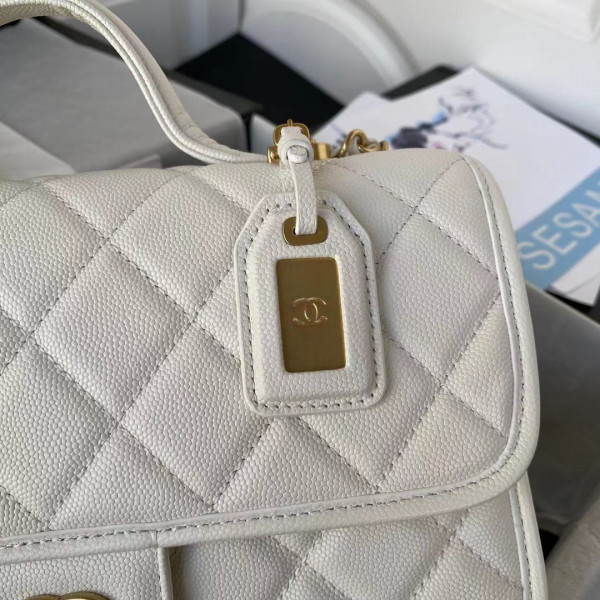 CL SMALL FLAP BAG WITH TOP HANDLE