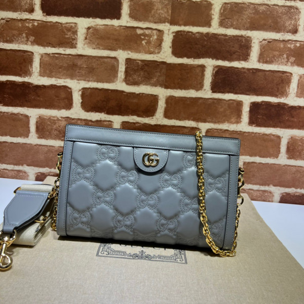 G*u*i gg matelassé leather shoulder bag