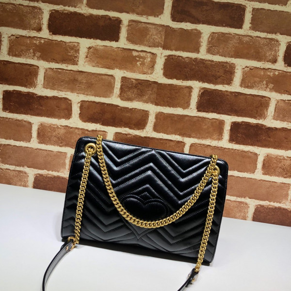 G*u*i gg marmont matelassé medium shoulder bag