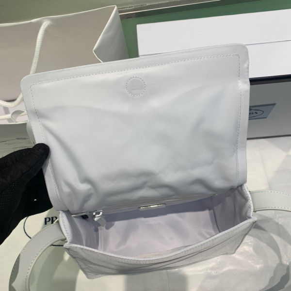 Pra*a small padded re-nylon shoulder bag