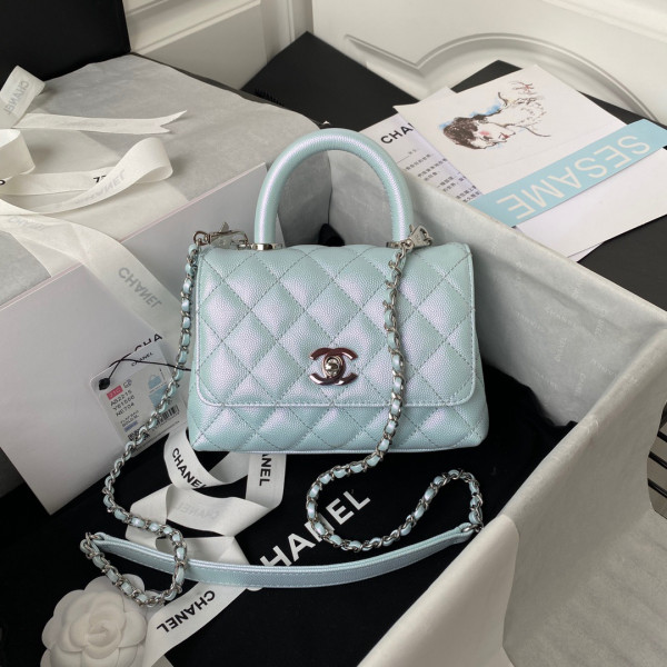 CL MINI FLAP BAG WITH TOP HANDLE