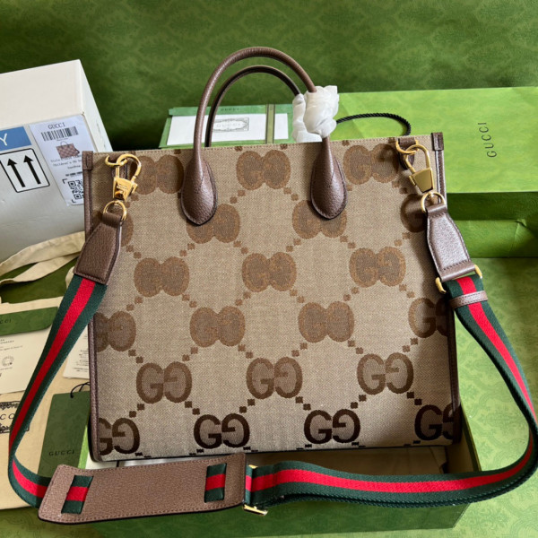 G*u*i tote bag with jumbo gg