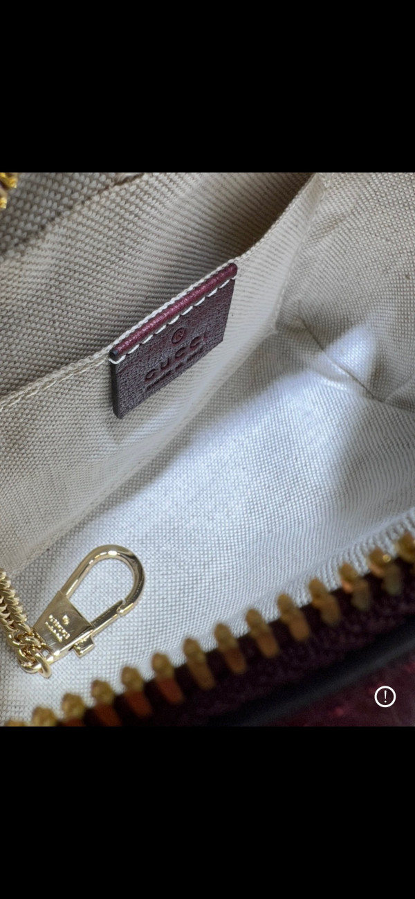G*u*i ophidia suede mini bag