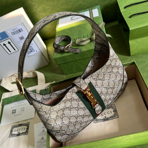 g*u*i x Ba*len*cia*ga jackie 1961 small shoulder bag