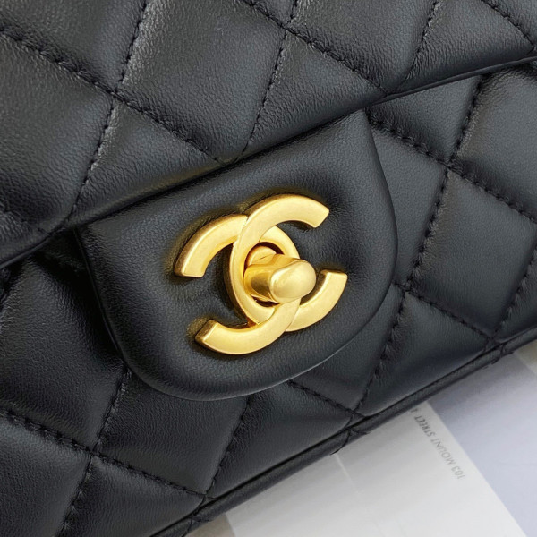 CL MINI FLAP BAG WITH TOP HANDLE