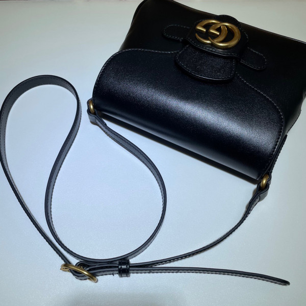 G*u*i small messenger bag with double g