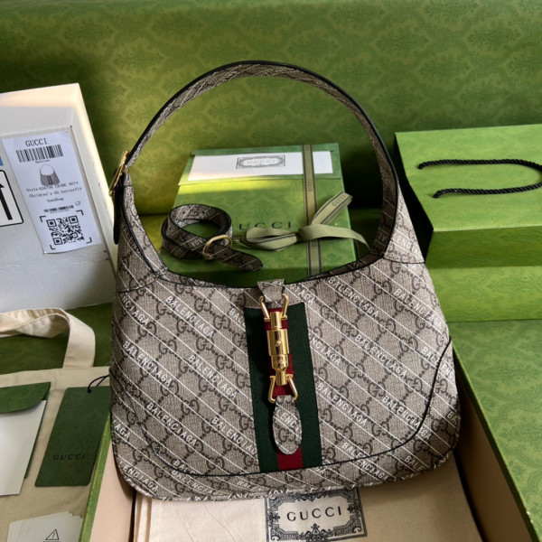g*u*i x Ba*len*cia*ga jackie 1961 small shoulder bag