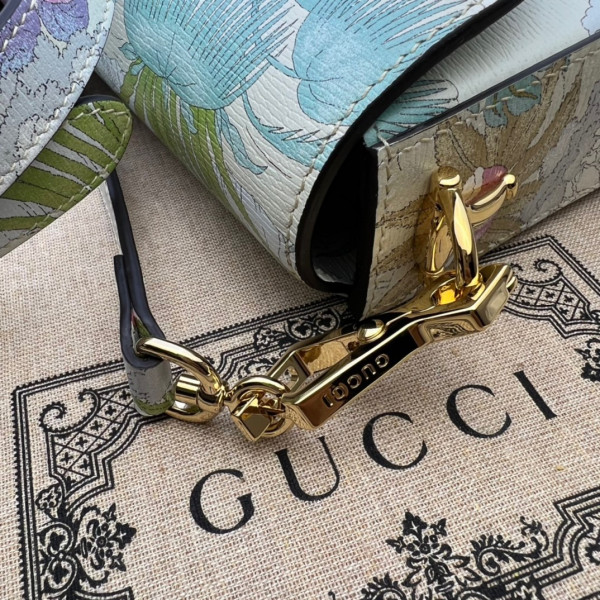 G*u*i tiger horsebit 1955 mini bag