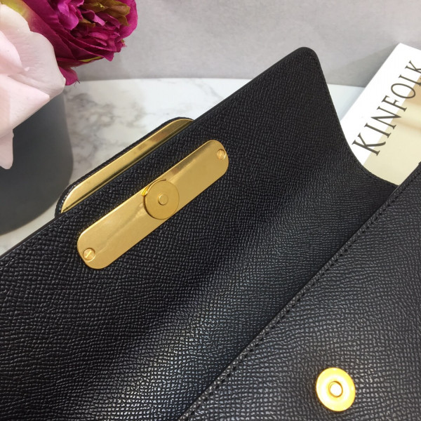 VALENTINO GARAVANI VSLING GRAINY CLUTCH