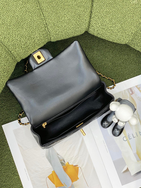 CL MINI FLAP BAG WITH TOP HANDLE