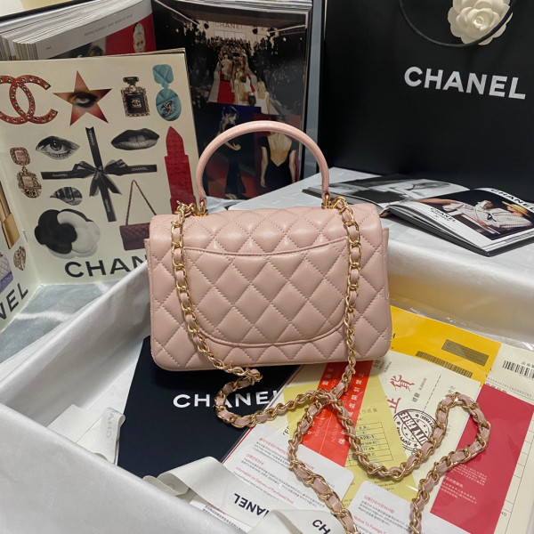 CL MINI FLAP BAG WITH TOP HANDLE