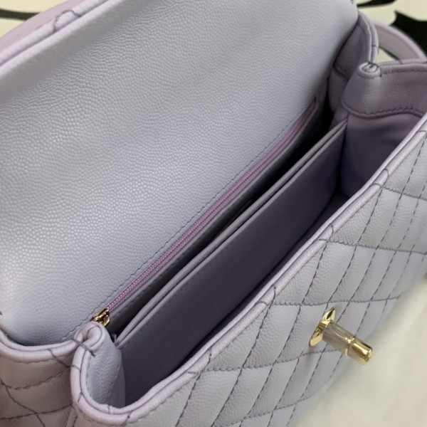 CL FLAP BAG WITH TOP HANDLE