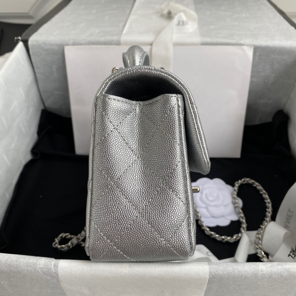 CL MINI FLAP BAG WITH TOP HANDLE