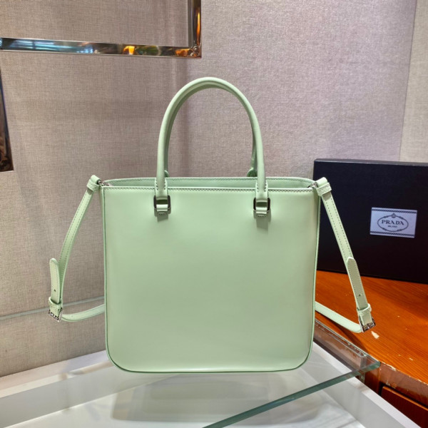 Pra*a large brushed leather tote
