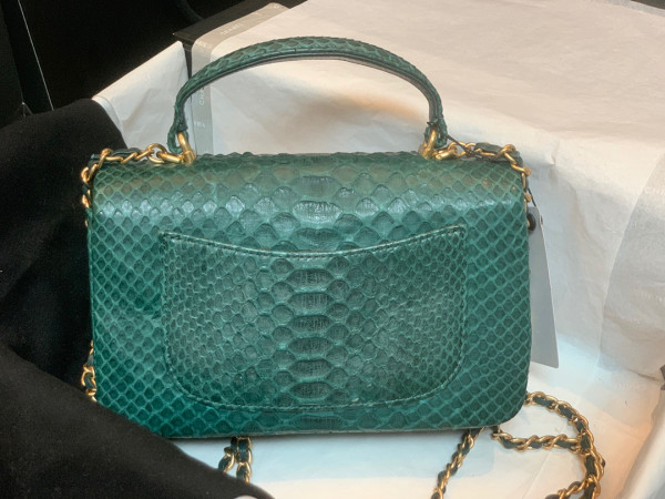 CL MINI FLAP BAG WITH TOP HANDLE