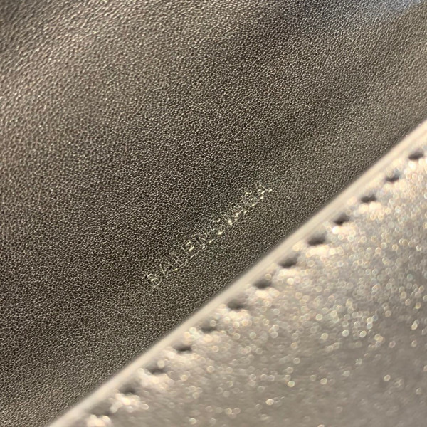 Ba*len*cia*ga hourglass xs top handle bag