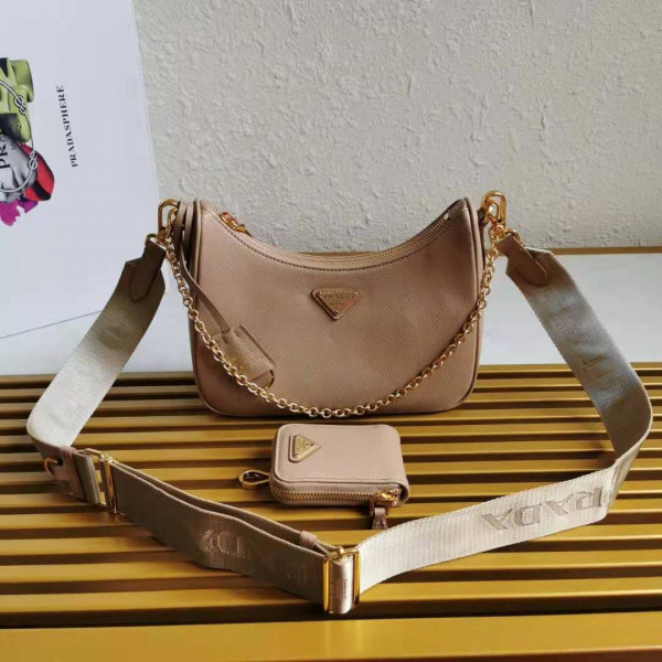 Pra*a re-edition 2005 saffiano leather bag
