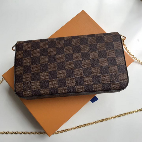 l**is V*t*n pochette felicie damier bag n63032