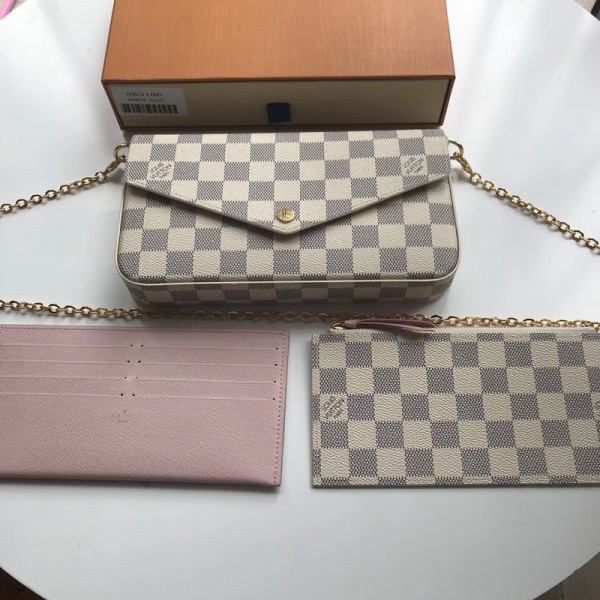 l**is V*t*n pochette felicie damier bag n63106