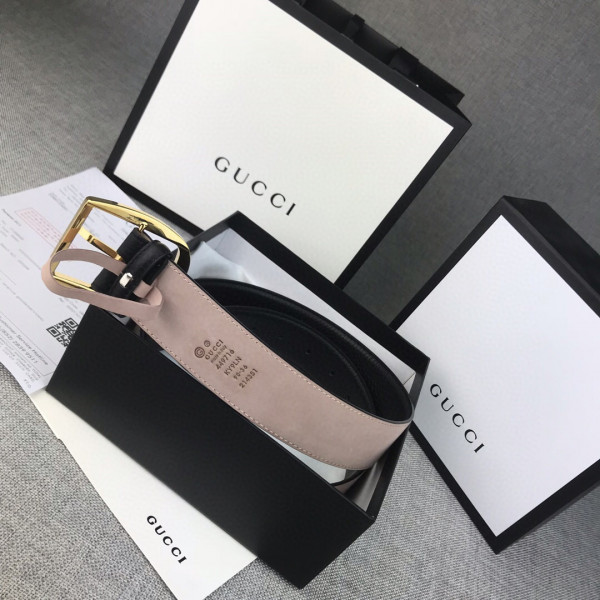 G*u*i belt with gold hardware or silver hardware