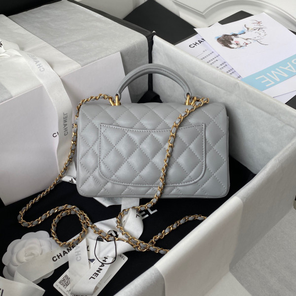 CL MINI FLAP BAG WITH TOP HANDLE