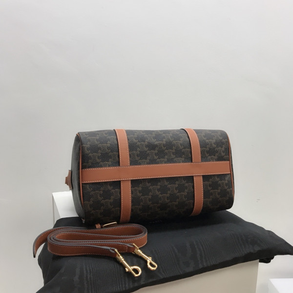 Ce**e boston bag in triomphe canvas