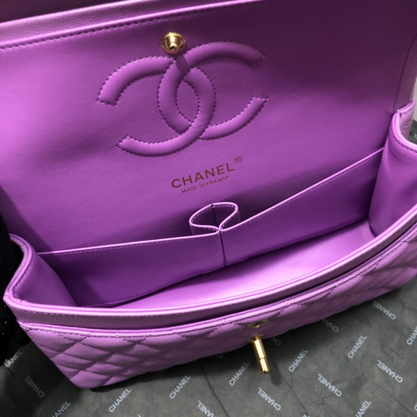 CL FLAP BAG CAVIAR