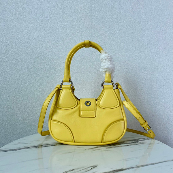 Pra*a moon padded nappa-leather bag