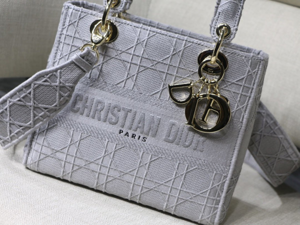 LADY D-LITE EMBROIDERED CANNAGE BAG