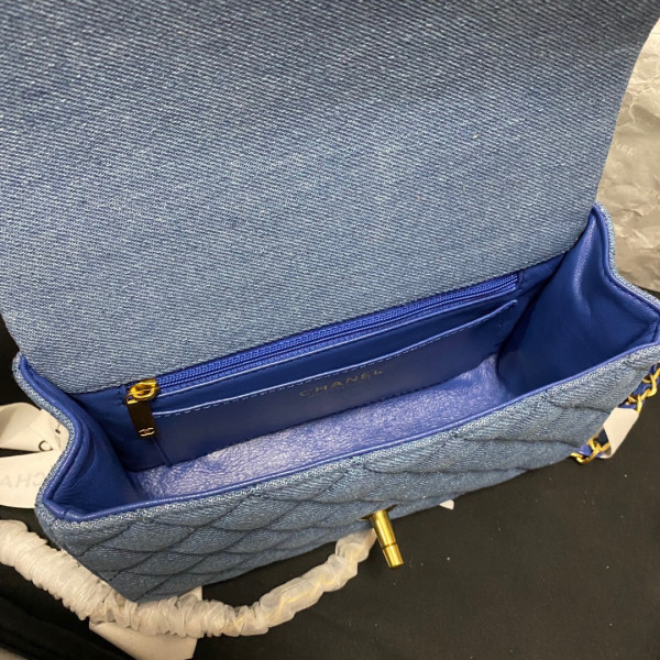 CL MINI FLAP BAG WITH TOP HANDLE