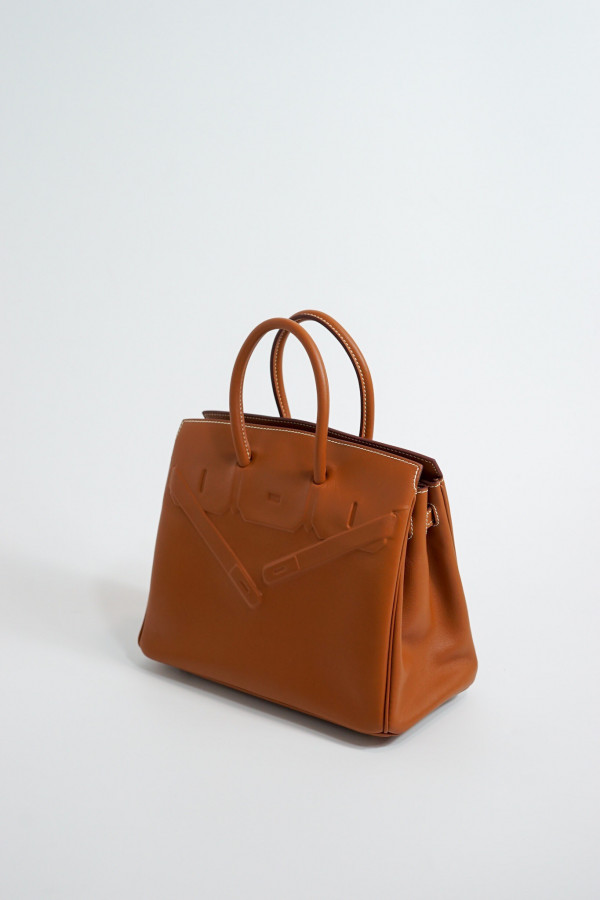 H**mes birkin shadow 25cm handmade