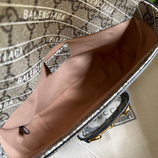 g*u*i x Ba*len*cia*ga horsebit 1955 mini bag